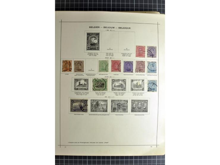 1849/1942, ungebrauchte und gestempelte Sammlung mit besseren Ausgaben in 2 alten Schaubek-Alben, dazu kleines Einsteckbuch m