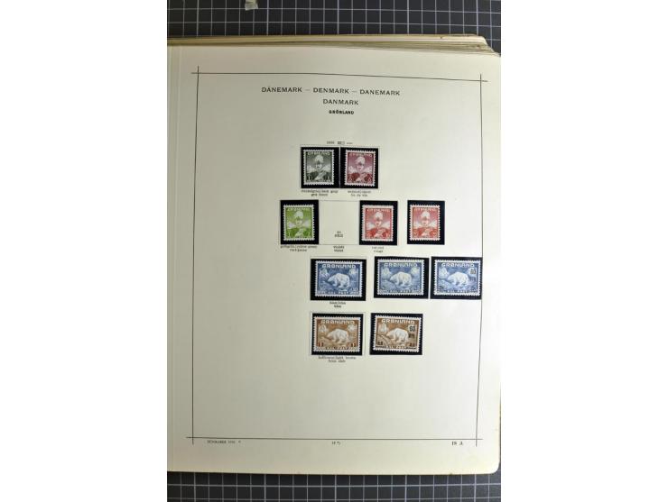 1849/1942, ungebrauchte und gestempelte Sammlung mit besseren Ausgaben in 2 alten Schaubek-Alben, dazu kleines Einsteckbuch m