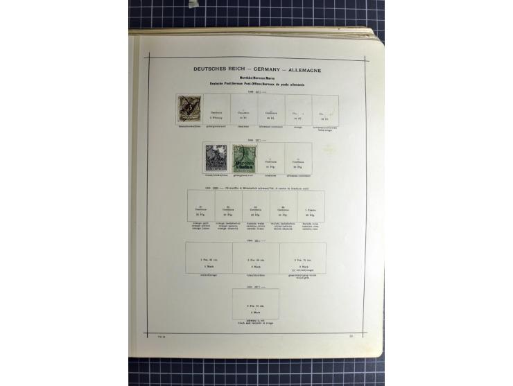 1849/1942, ungebrauchte und gestempelte Sammlung mit besseren Ausgaben in 2 alten Schaubek-Alben, dazu kleines Einsteckbuch m