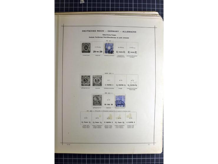 1849/1942, ungebrauchte und gestempelte Sammlung mit besseren Ausgaben in 2 alten Schaubek-Alben, dazu kleines Einsteckbuch m