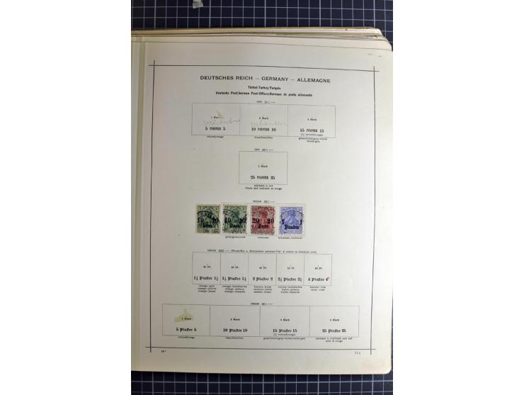 1849/1942, ungebrauchte und gestempelte Sammlung mit besseren Ausgaben in 2 alten Schaubek-Alben, dazu kleines Einsteckbuch m