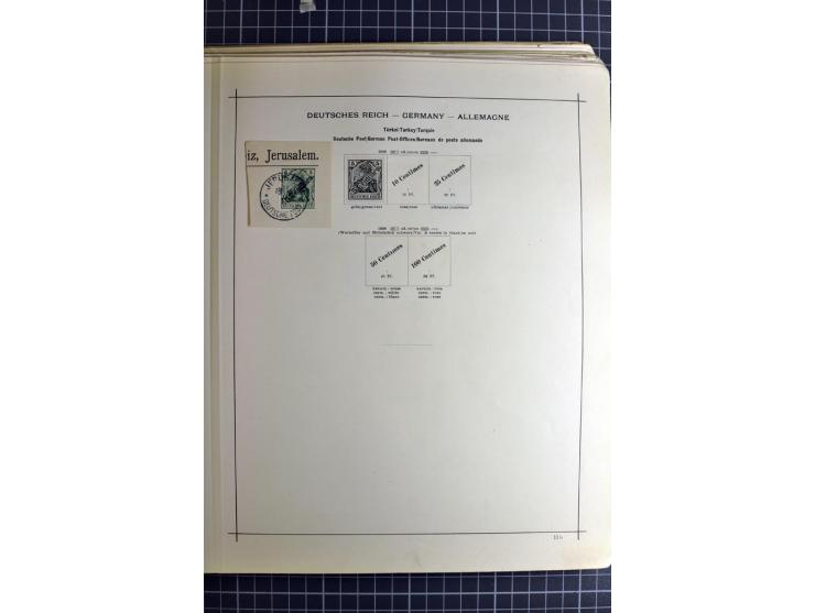 1849/1942, ungebrauchte und gestempelte Sammlung mit besseren Ausgaben in 2 alten Schaubek-Alben, dazu kleines Einsteckbuch m