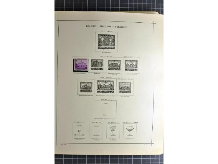 1849/1942, ungebrauchte und gestempelte Sammlung mit besseren Ausgaben in 2 alten Schaubek-Alben, dazu kleines Einsteckbuch m