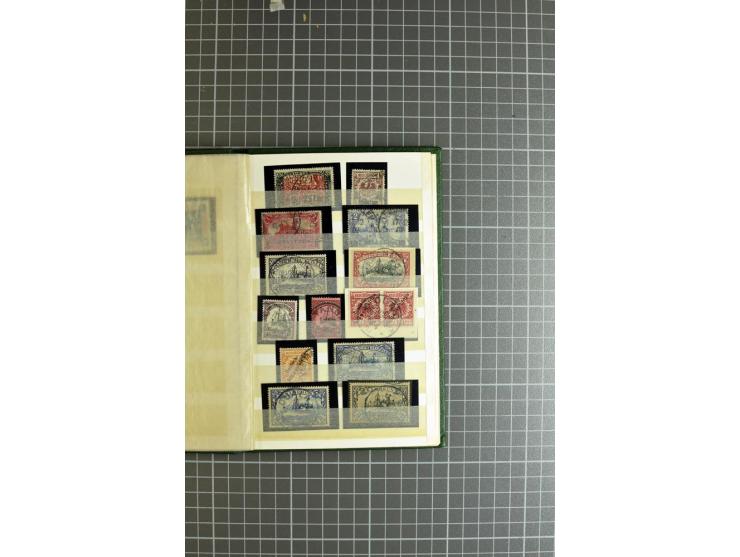 1849/1942, ungebrauchte und gestempelte Sammlung mit besseren Ausgaben in 2 alten Schaubek-Alben, dazu kleines Einsteckbuch m