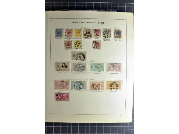 1849/1942, ungebrauchte und gestempelte Sammlung mit besseren Ausgaben in 2 alten Schaubek-Alben, dazu kleines Einsteckbuch m