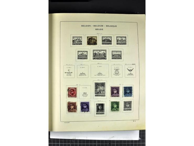 1849/1941, ungebrauchte und gestempelte Sammlung im Schaubeck-Album