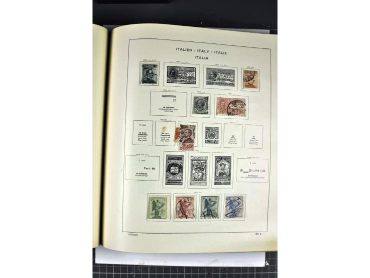 1849/1941, ungebrauchte und gestempelte Sammlung im Schaubeck-Album