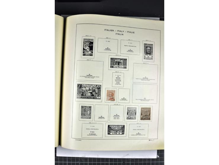 1849/1941, ungebrauchte und gestempelte Sammlung im Schaubeck-Album