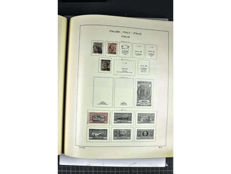 1849/1941, ungebrauchte und gestempelte Sammlung im Schaubeck-Album