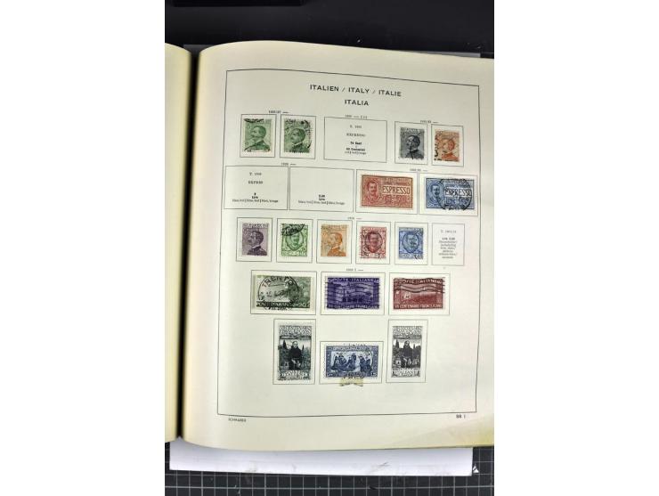 1849/1941, ungebrauchte und gestempelte Sammlung im Schaubeck-Album