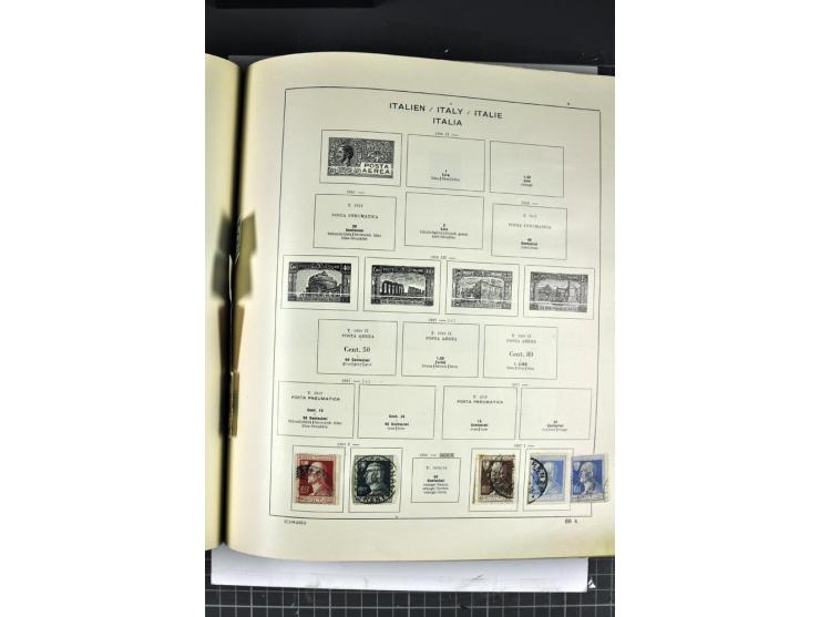 1849/1941, ungebrauchte und gestempelte Sammlung im Schaubeck-Album