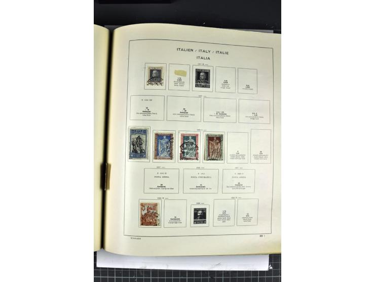 1849/1941, ungebrauchte und gestempelte Sammlung im Schaubeck-Album