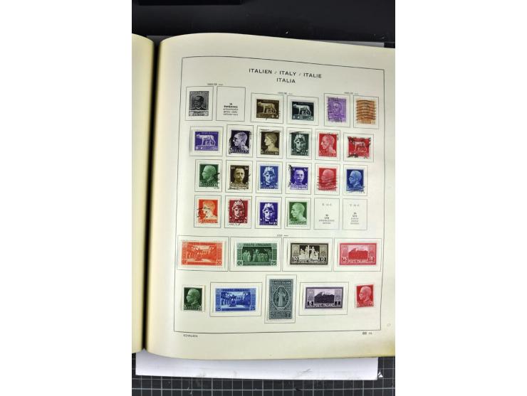 1849/1941, ungebrauchte und gestempelte Sammlung im Schaubeck-Album