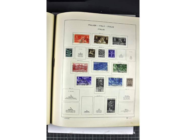 1849/1941, ungebrauchte und gestempelte Sammlung im Schaubeck-Album