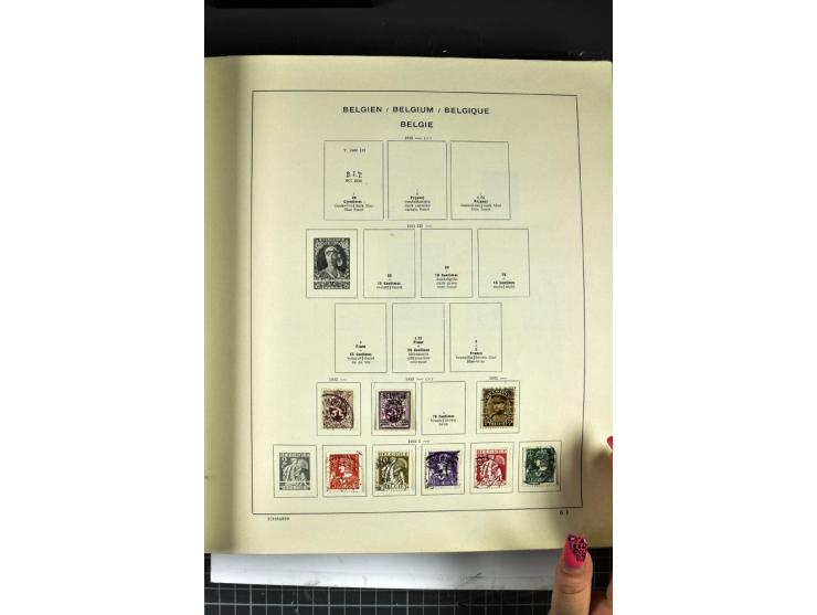 1849/1941, ungebrauchte und gestempelte Sammlung im Schaubeck-Album