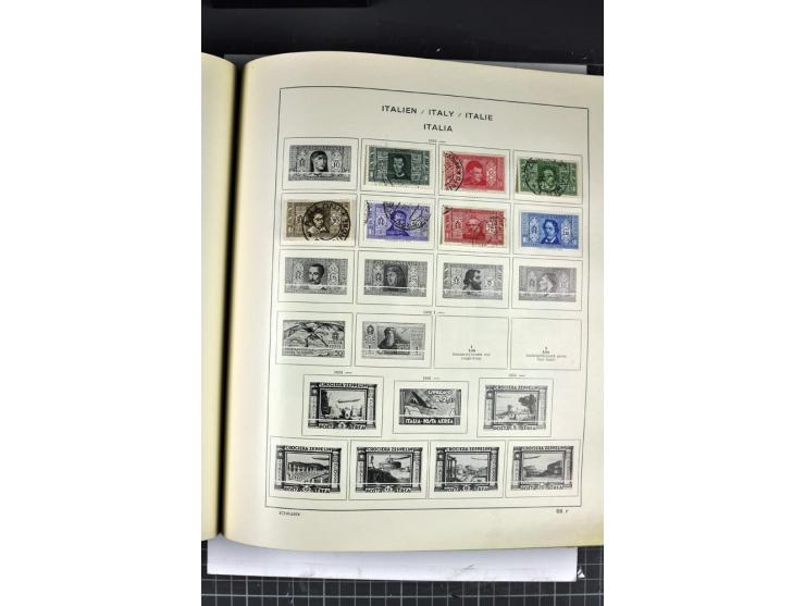1849/1941, ungebrauchte und gestempelte Sammlung im Schaubeck-Album