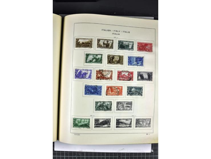1849/1941, ungebrauchte und gestempelte Sammlung im Schaubeck-Album
