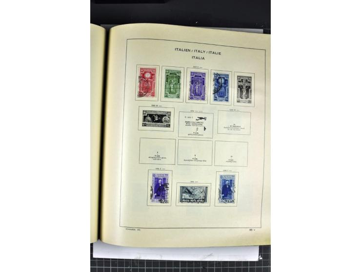 1849/1941, ungebrauchte und gestempelte Sammlung im Schaubeck-Album
