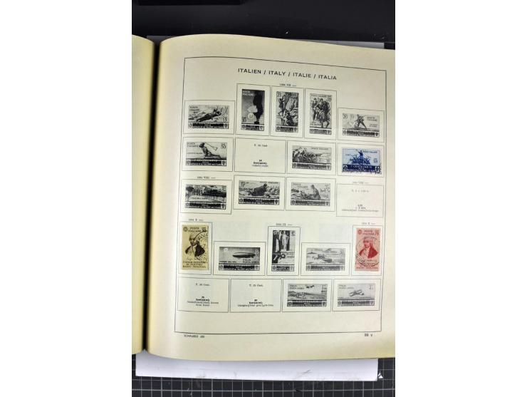 1849/1941, ungebrauchte und gestempelte Sammlung im Schaubeck-Album