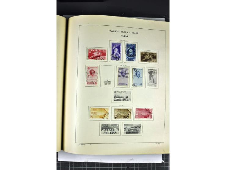 1849/1941, ungebrauchte und gestempelte Sammlung im Schaubeck-Album