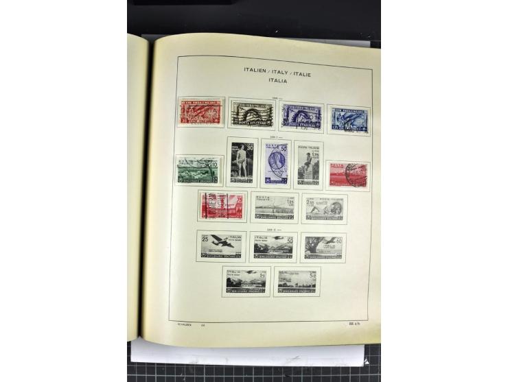 1849/1941, ungebrauchte und gestempelte Sammlung im Schaubeck-Album
