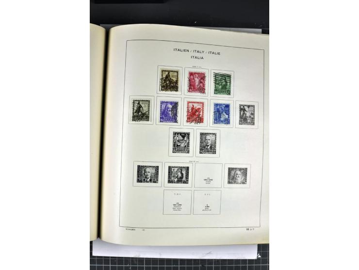 1849/1941, ungebrauchte und gestempelte Sammlung im Schaubeck-Album