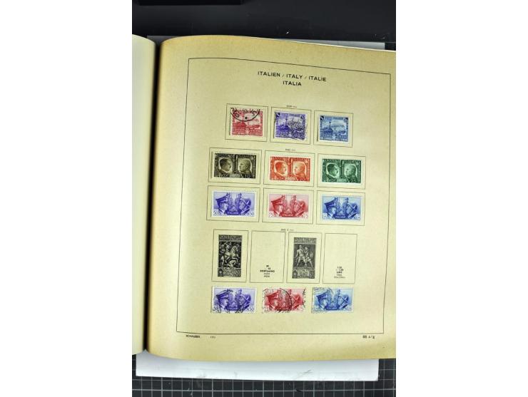 1849/1941, ungebrauchte und gestempelte Sammlung im Schaubeck-Album