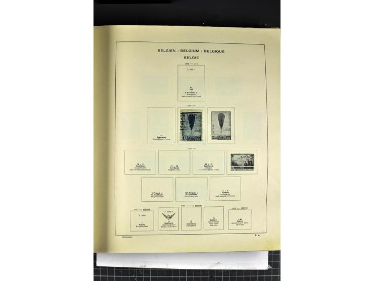 1849/1941, ungebrauchte und gestempelte Sammlung im Schaubeck-Album