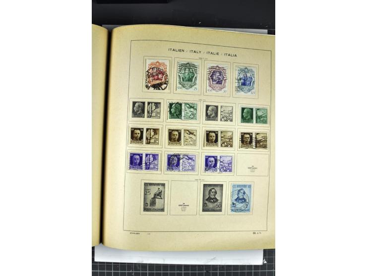 1849/1941, ungebrauchte und gestempelte Sammlung im Schaubeck-Album