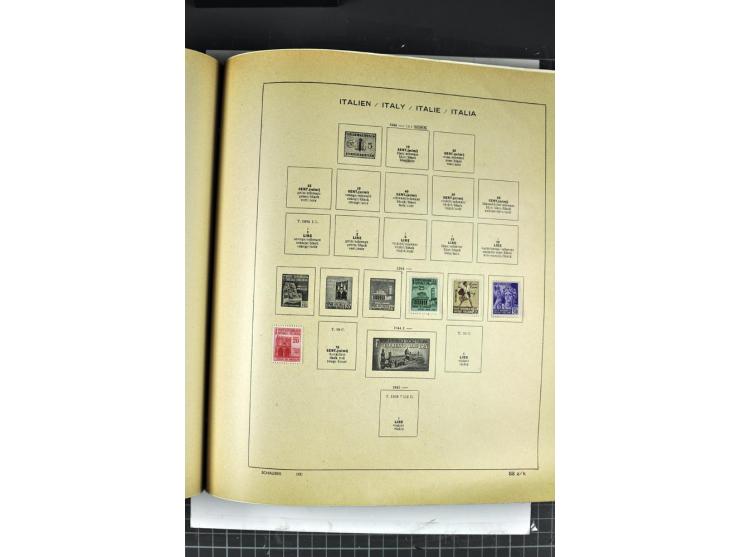 1849/1941, ungebrauchte und gestempelte Sammlung im Schaubeck-Album