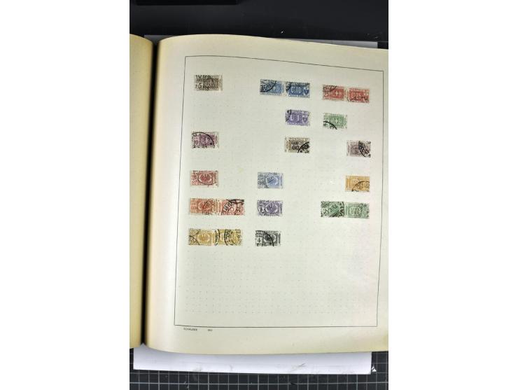 1849/1941, ungebrauchte und gestempelte Sammlung im Schaubeck-Album