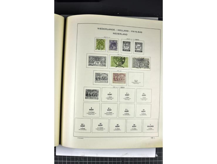 1849/1941, ungebrauchte und gestempelte Sammlung im Schaubeck-Album