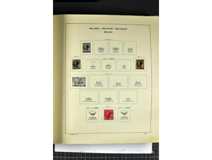 1849/1941, ungebrauchte und gestempelte Sammlung im Schaubeck-Album