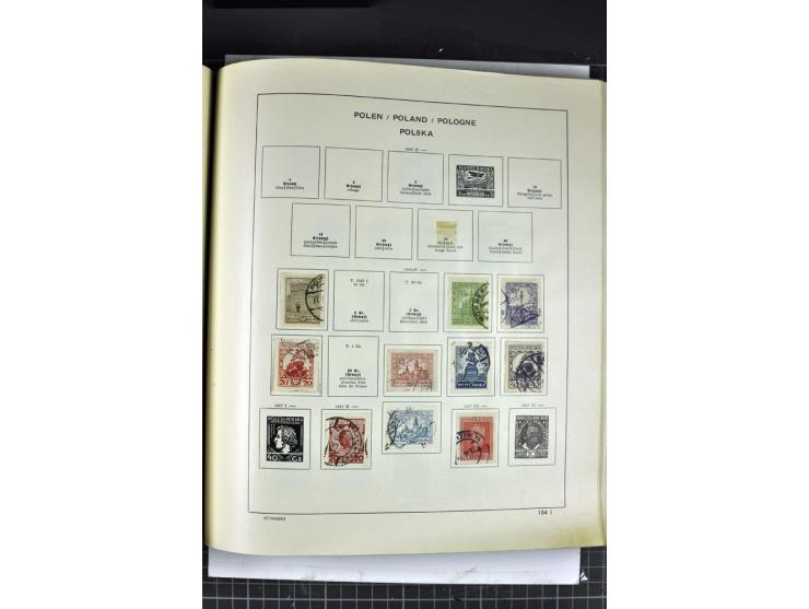 1849/1941, ungebrauchte und gestempelte Sammlung im Schaubeck-Album