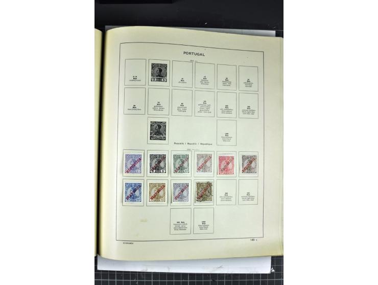 1849/1941, ungebrauchte und gestempelte Sammlung im Schaubeck-Album