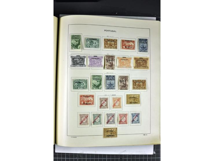 1849/1941, ungebrauchte und gestempelte Sammlung im Schaubeck-Album