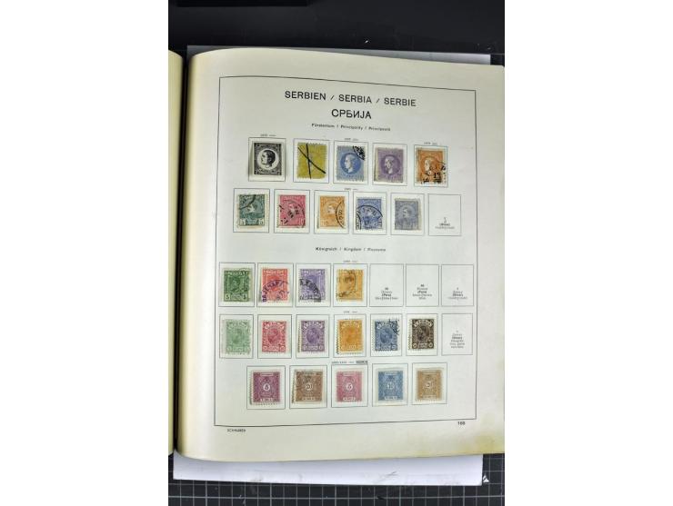 1849/1941, ungebrauchte und gestempelte Sammlung im Schaubeck-Album