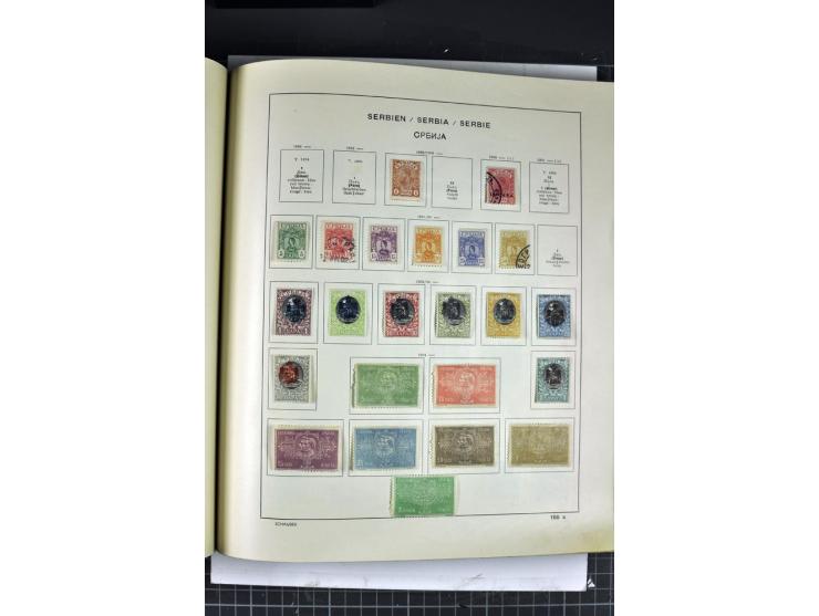 1849/1941, ungebrauchte und gestempelte Sammlung im Schaubeck-Album