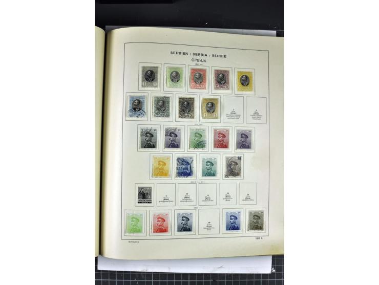 1849/1941, ungebrauchte und gestempelte Sammlung im Schaubeck-Album