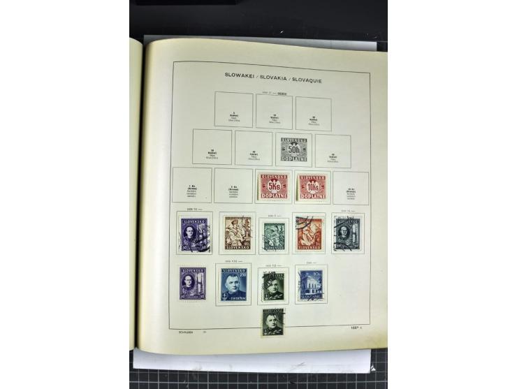 1849/1941, ungebrauchte und gestempelte Sammlung im Schaubeck-Album