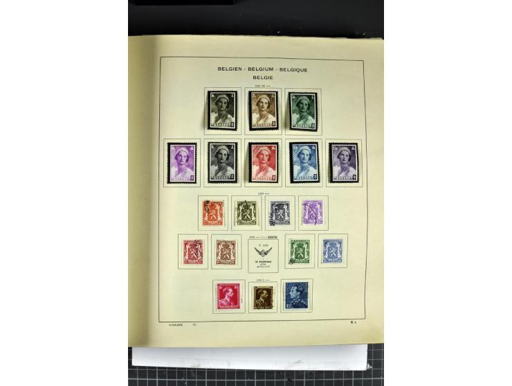 1849/1941, ungebrauchte und gestempelte Sammlung im Schaubeck-Album