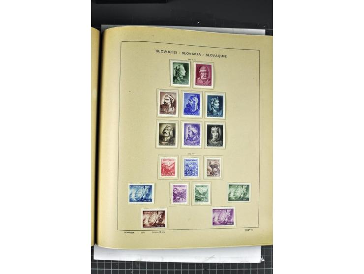 1849/1941, ungebrauchte und gestempelte Sammlung im Schaubeck-Album