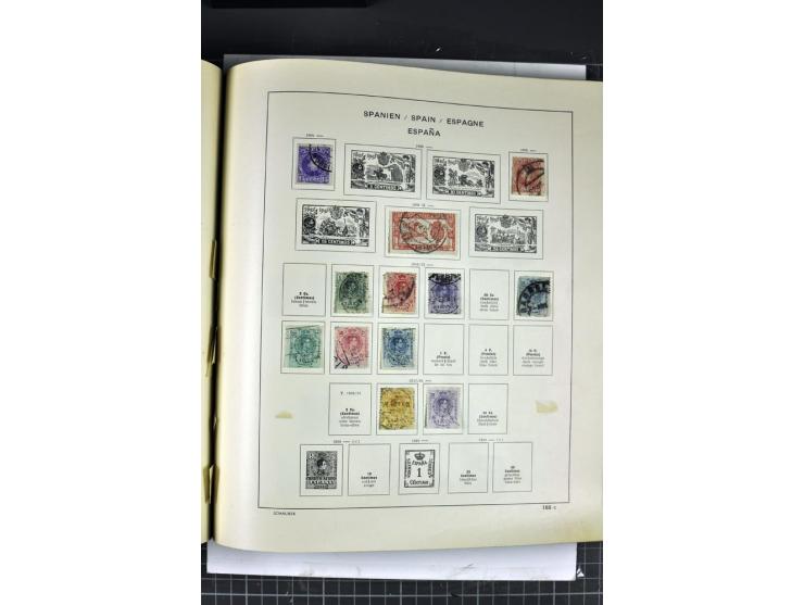 1849/1941, ungebrauchte und gestempelte Sammlung im Schaubeck-Album