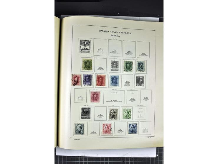 1849/1941, ungebrauchte und gestempelte Sammlung im Schaubeck-Album