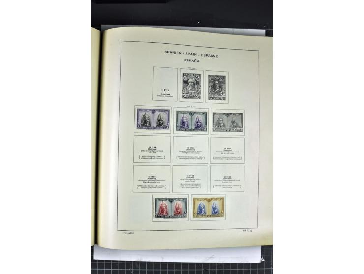 1849/1941, ungebrauchte und gestempelte Sammlung im Schaubeck-Album