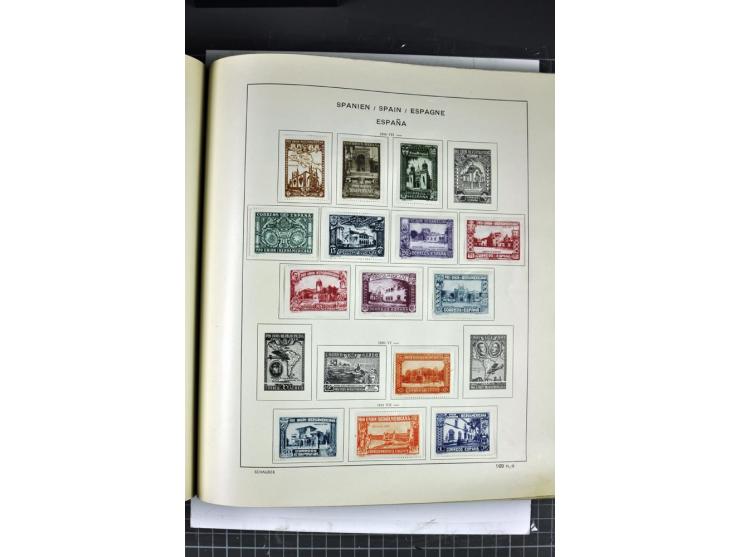 1849/1941, ungebrauchte und gestempelte Sammlung im Schaubeck-Album