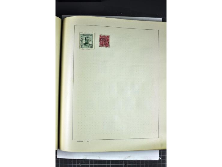 1849/1941, ungebrauchte und gestempelte Sammlung im Schaubeck-Album