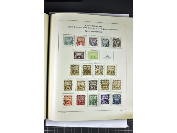 1849/1941, ungebrauchte und gestempelte Sammlung im Schaubeck-Album
