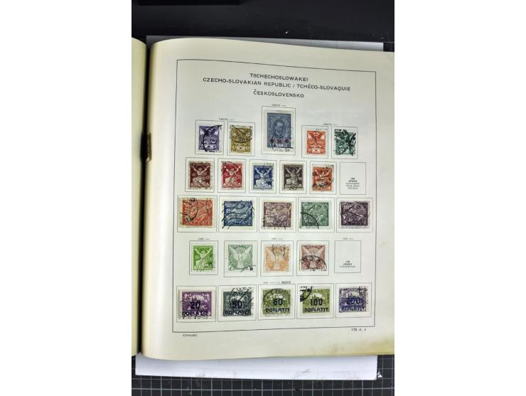 1849/1941, ungebrauchte und gestempelte Sammlung im Schaubeck-Album
