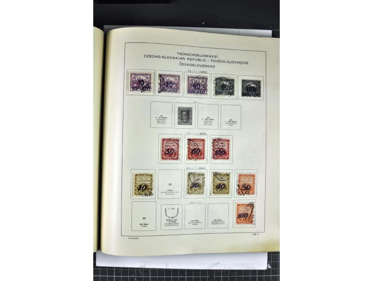 1849/1941, ungebrauchte und gestempelte Sammlung im Schaubeck-Album